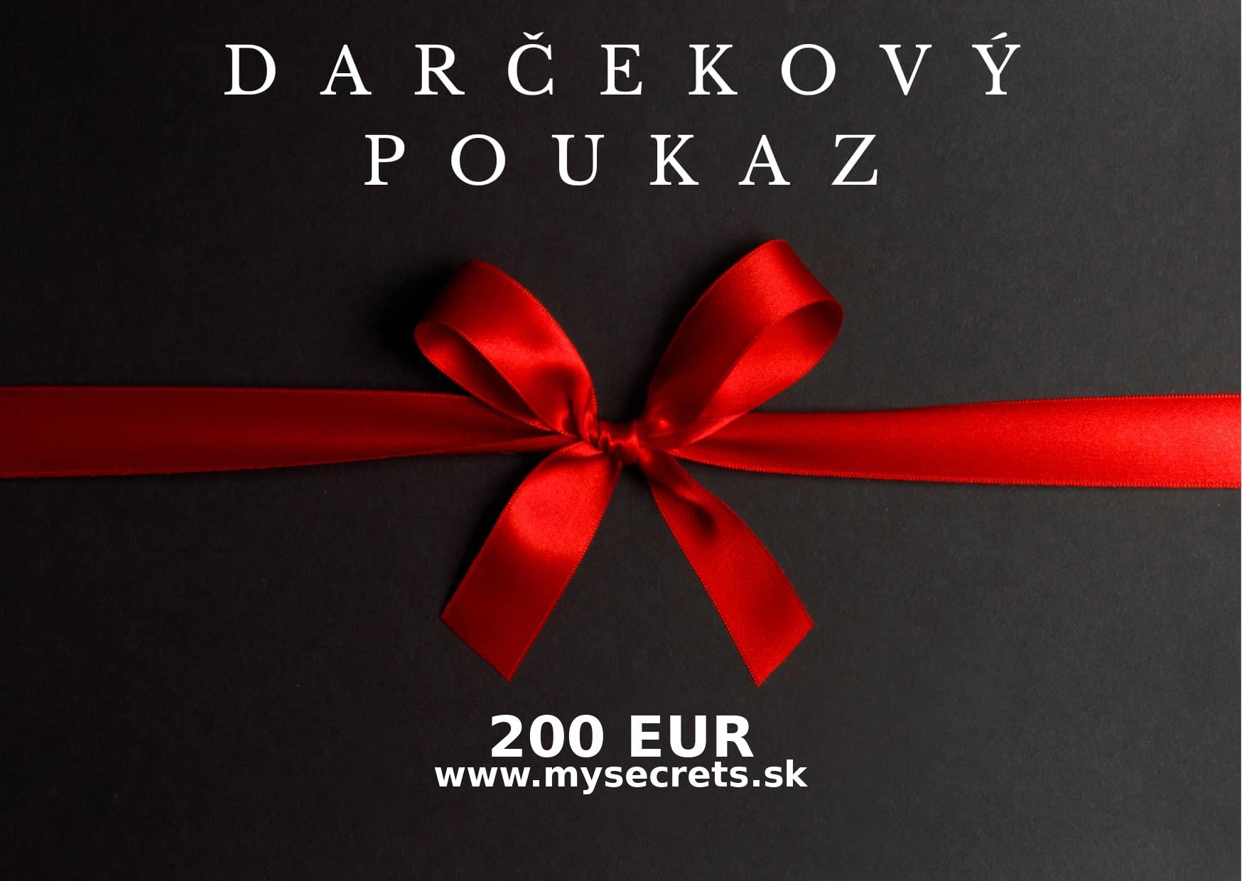 Darčekový poukaz v hodnote 200 eur